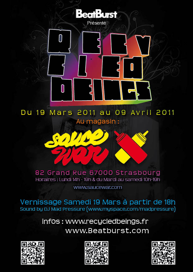 Exposition Recycled Beings – Sauce War – Strasbourg